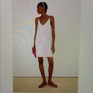 Zara Iridescent Sequin Dress